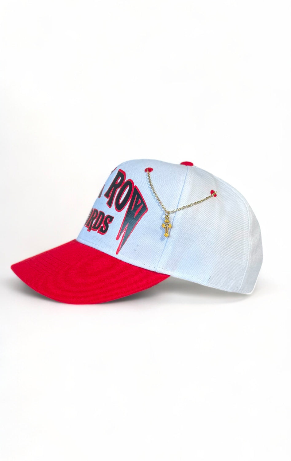 White/Red Bvck Row Records SnapBack