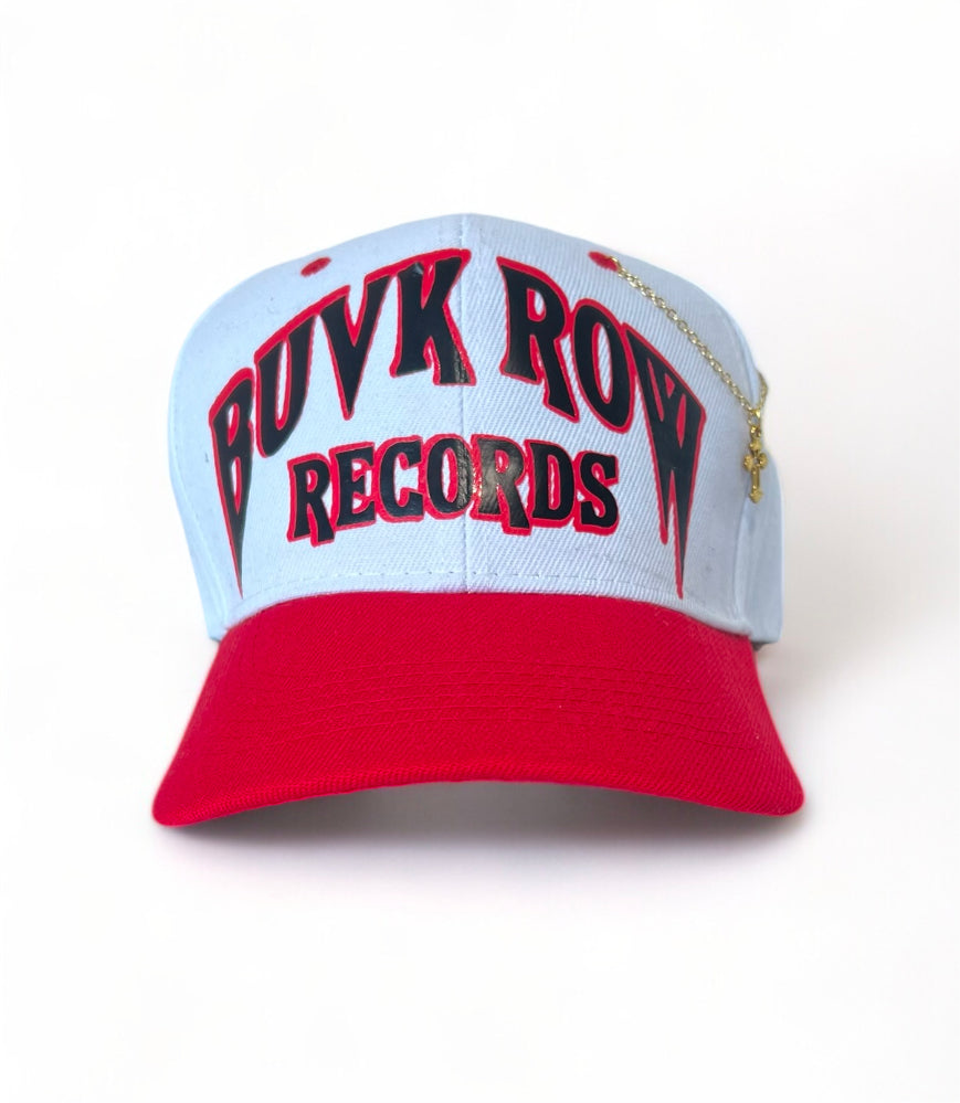 White/Red Bvck Row Records SnapBack