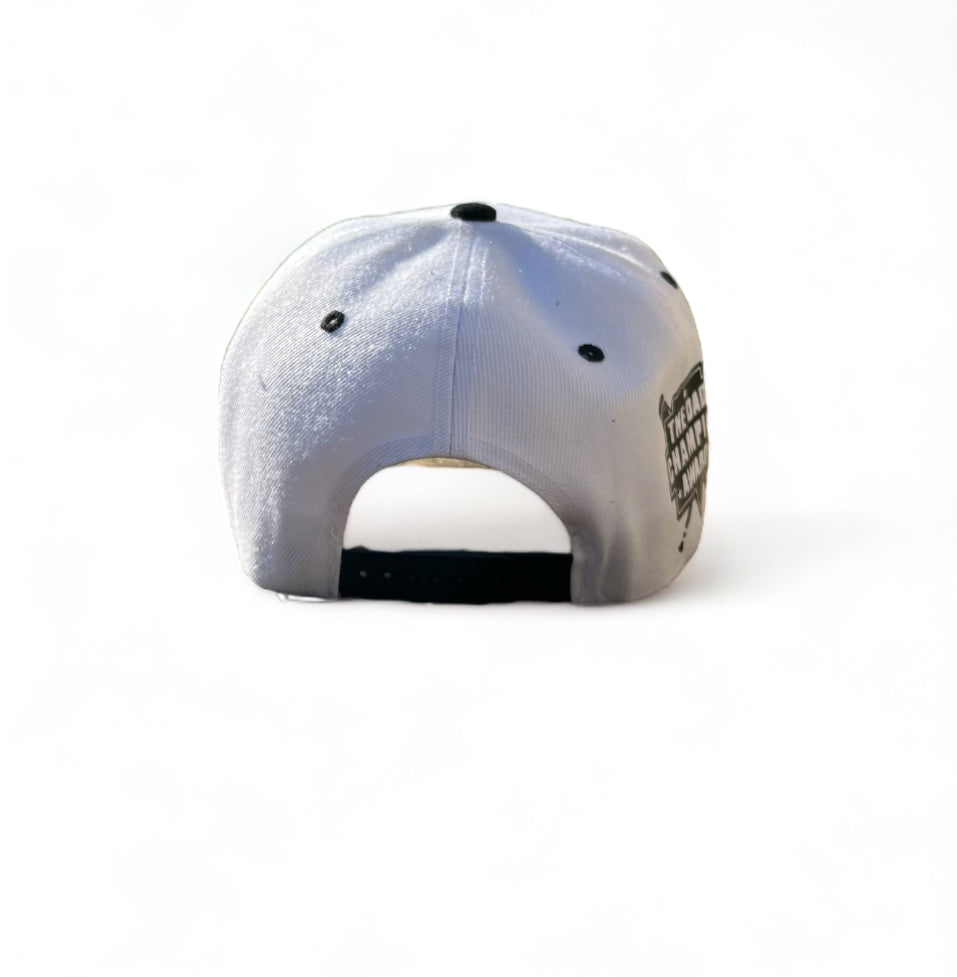 White/Black Girl Dad SnapBack Hat