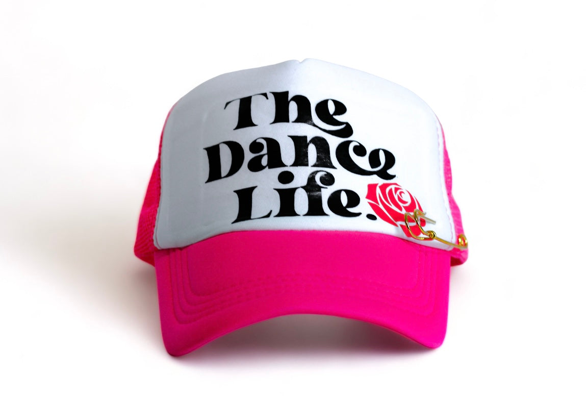The Dance Life Pink Trucker Hat
