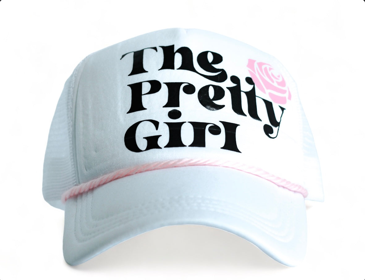 The Pretty Girl White Trucker Hat