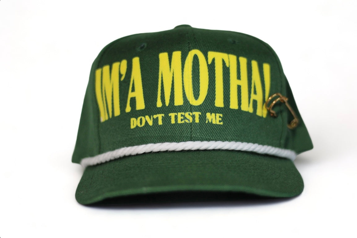 Green/Yellow IM'A MOTHA! Snapback Hat